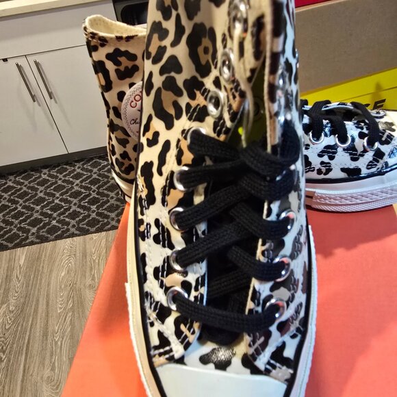 Converse Chuck 70 High 'Glow in The Dark Leopard Print' A13436C Women's Size 8.5 - Picture 5 of 15